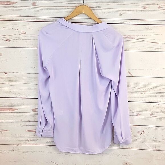 TROUVE | Cut out Faux Wrap Blouse High/Low Hem- Size Small - Picture 4 of 4